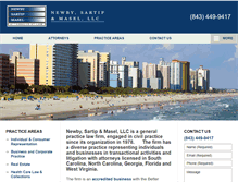 Tablet Screenshot of newbylaw.com